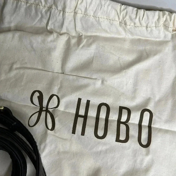 HOBO Black Maze Woven Leather Satchel - Picture 9 of 12